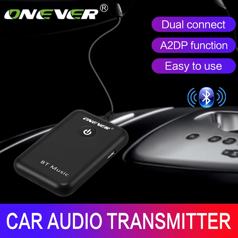 Беспроводной bluetooth ресивер V4.2 автомобильный аудиоадаптер со штекером 3 5 мм AUX в