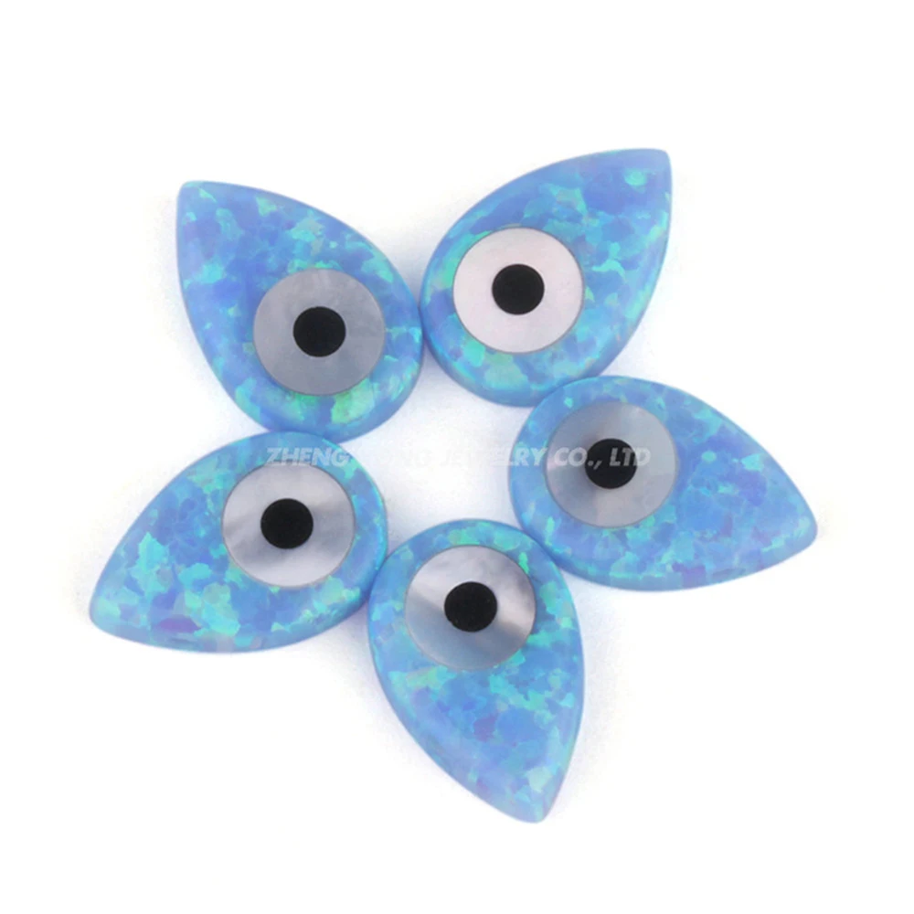 Новое поступление 1 шт./лот Бесплатная доставка 8*12 мм Груша сглаза опал кулон