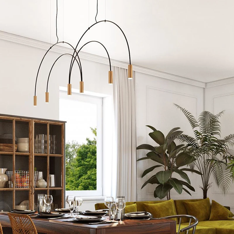 Современная Минималистичная Люстра для ресторана и бара Оригинальная