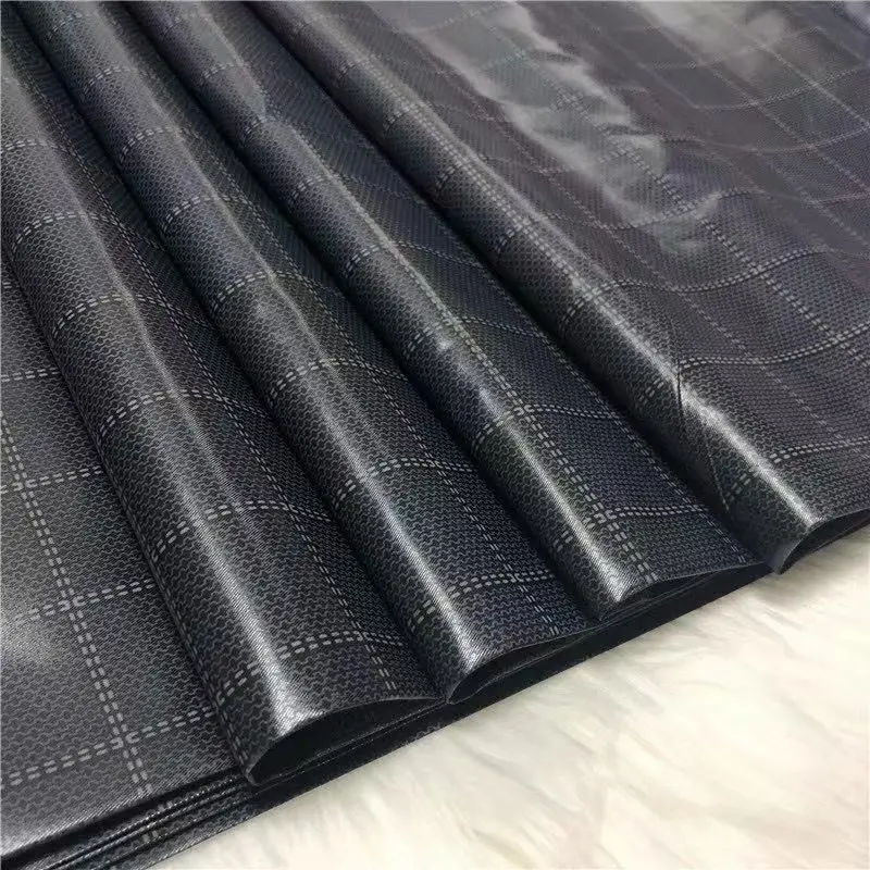 

HFX Brown Guinea Jacquard Brocade Fabric 2021 High Quality African Bazin Riche Fabric Nigeria Atiku Fabric For Men Clothes F4644