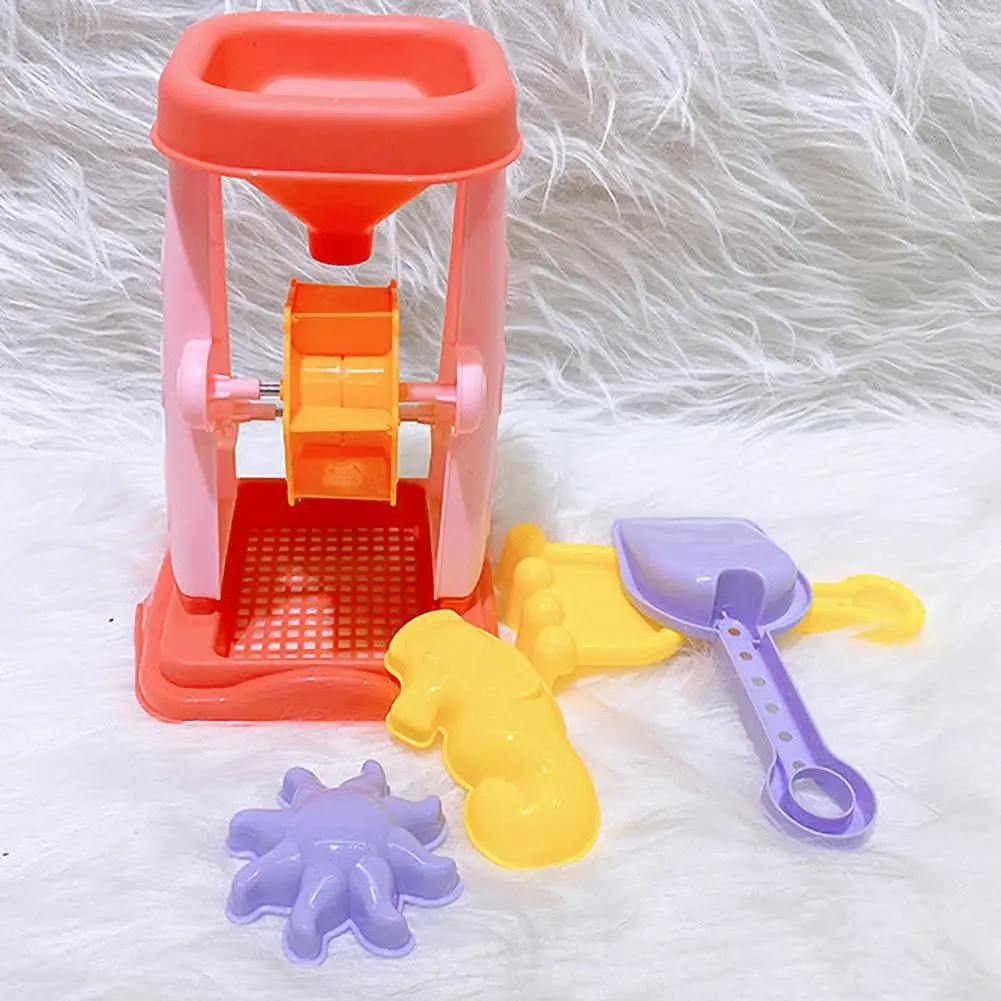 5 шт. летние пляжные песочные часы совок грабли пресс форм для воды песок играть