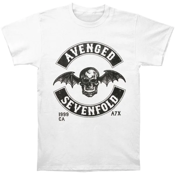 

Avenged Sevenfold Men's Moto Seal T-shirt White