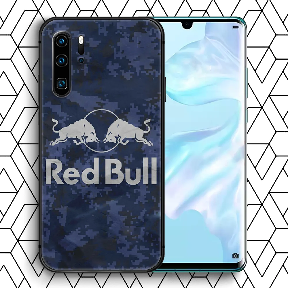 

Red famous drink bull Phone Case For Huawei P Mate Smart 10 20 30 40 Lite Z 2019 Pro black Back 3D Shell Pretty Bumper Tpu Cell