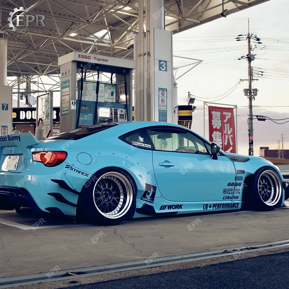 FRP Комплект крыльев для BRZ FT86 GT86 FRS Rocket Bunny Ver 3 стекловолокна переднее крыло + 65