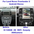 128 Гб ПЗУ Tesla Android Радио экран для Land Rover Freelander LR2 L359 2006  2015 автомобильный стерео GPS Видео мультимедийный плеер