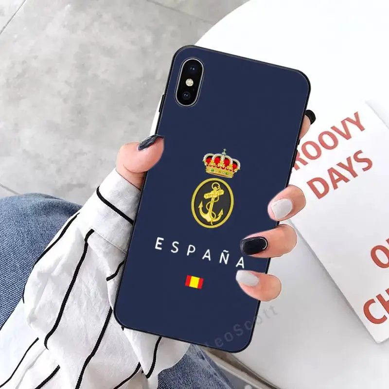 

Spain Coat of Arms Flag Phone Case for iPhone 11 12 mini pro XS MAX 8 7 6 6S Plus X 5S SE 2020 XR