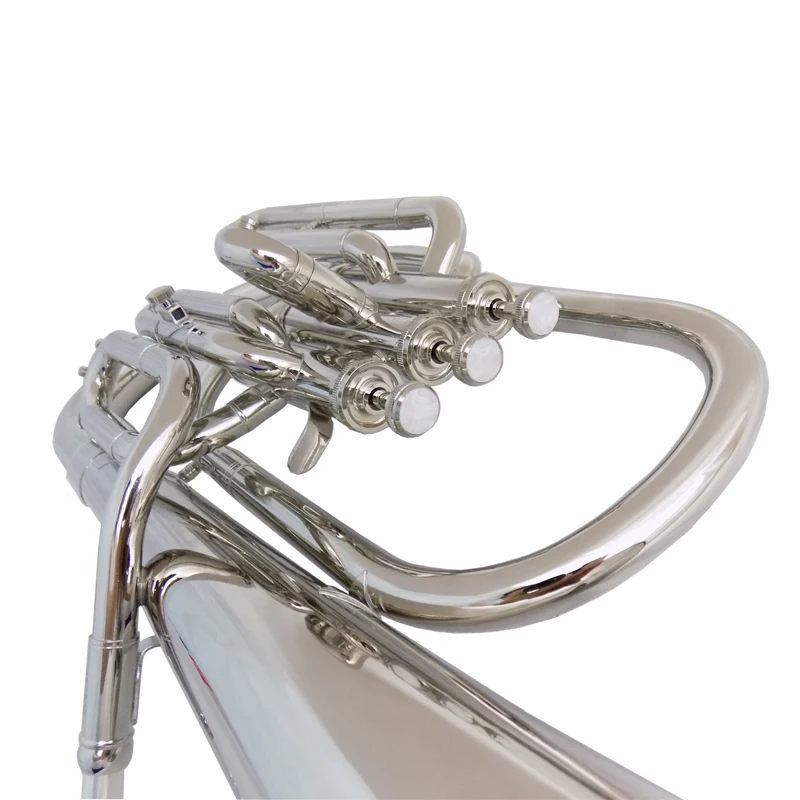 Поршни альтгорн с ABS случае мундштук Eb альтгорн s Музыкальные инструменты желтый латунь никелированный