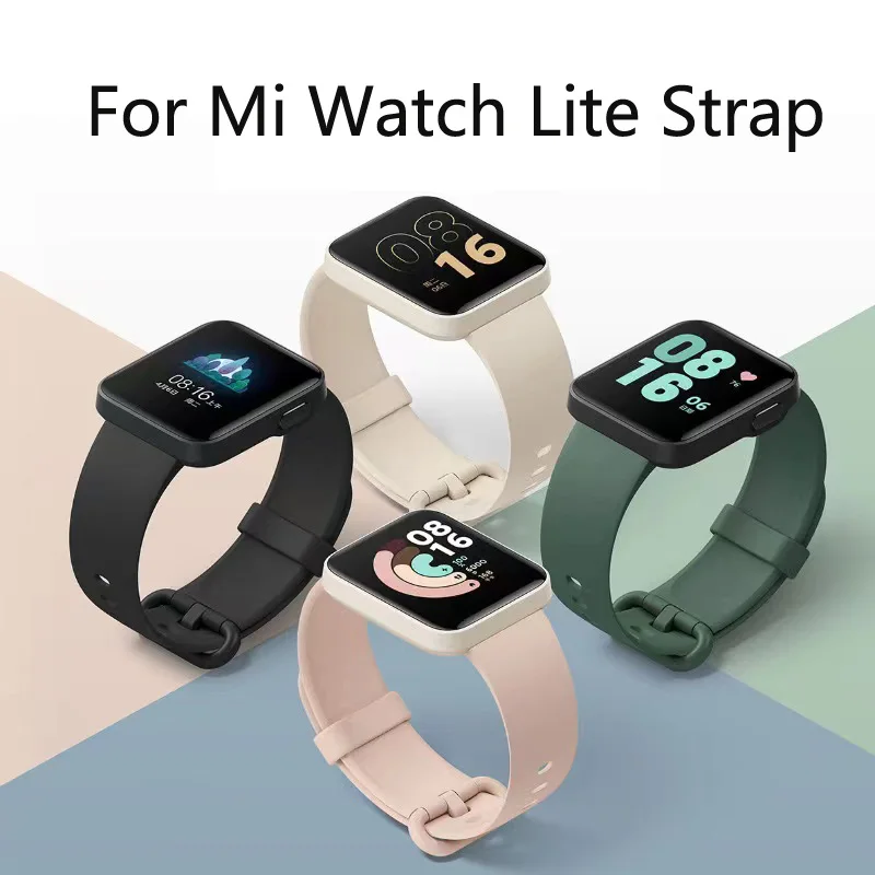 Силиконовый ремешок для наручных часов Xiaomi Mi Watch 2 Lite оригинальный умных Redmi -