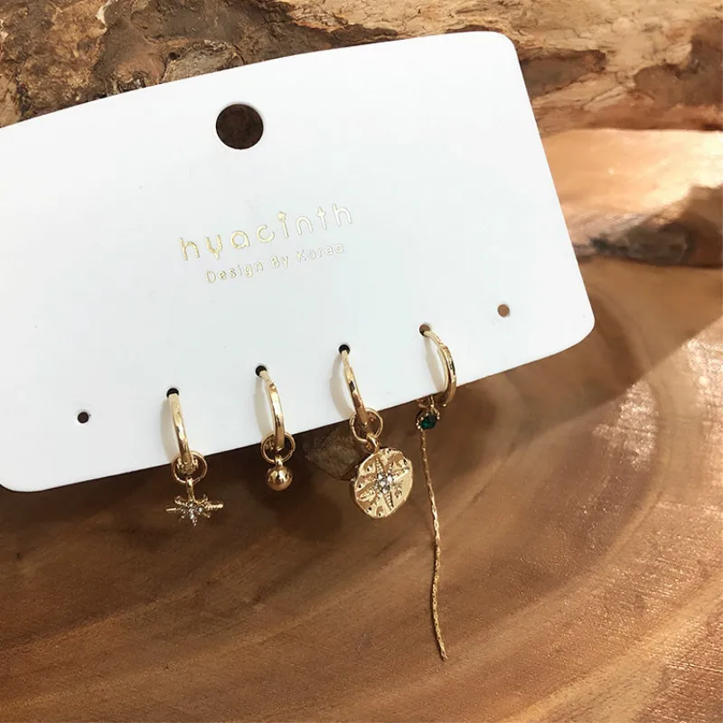 Новое поступление 2019 года металлические модные геометрические Женские Висячие