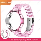 Ремешок correa для Samsung Galaxy Watch 4 Classic, 42 мм, 46 мм, чехол + ремешок, прозрачный браслет для Samsung Watch 4, 40 мм, 44 мм