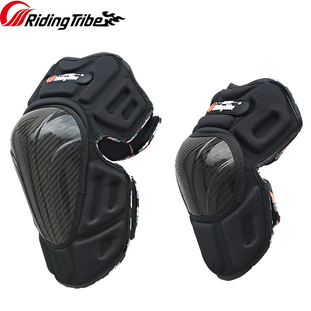 

Carbon Fiber Kneepads Elbowpads Motorcycle Protective Gear Racing Hunting Skiing Leg Brace Protector Knee Body Guards HX-P18