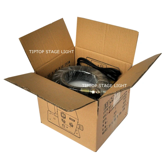 Бесплатная доставка Одиночная Труба Co2 струйная машина 200 Вт с DMX и силовым