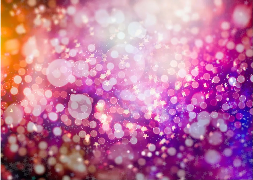 7x5FT блестящие звезды фиолетовые пайетки пятна шаблон Пользовательские