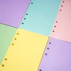 Сменные блоки для блокнота А5А6, 40 листов, цветные, розовые, фиолетовые, зеленые, на спирали