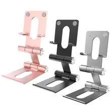 Aluminium Alloy Desktop Phone Stand Foldable Tablet Holder Adjustable Cellphone Bracket