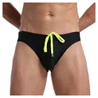 Для мужчин пляжные Плавание шорты бермуды Плавание спортивные трусы с низкой талией шнурок сексуальные летние спортивные трусы бренд Для мужчин быстросохнущая сплошной Плавание костюм A20