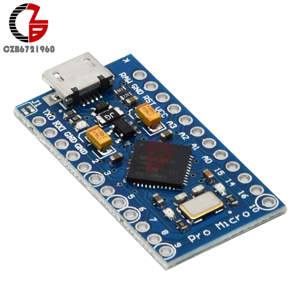 Micro USB ATmega32U4 Pro 3 V 8 МГц Доска модуль для Arduino Leonardo ATMega 32U4 контроллер заменить