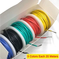 5 colors boxed diy extra soft silicone wire high quality flexible silicone cable mixed wire tinned pure copper line
