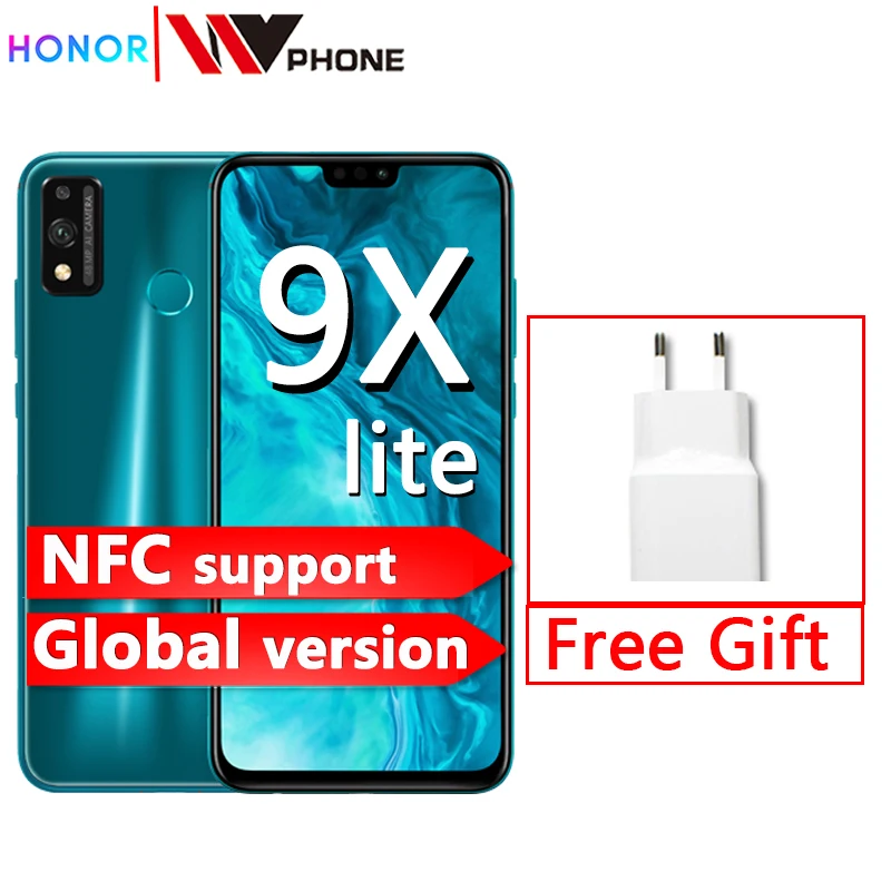 Новое поступление Смартфон Honor 9X Lite 4G 128 ГБ камера 48 МП Kirin 710 6 5 дюйма телефон Android P