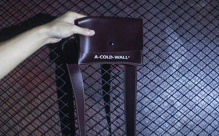 3 A-COLD-WALL* футболки мужские женские хип-хоп A-COLD-WALL* футболка 3 цвета имитация кожи лучшее качество ACW топ тройники - Цвет: 3
