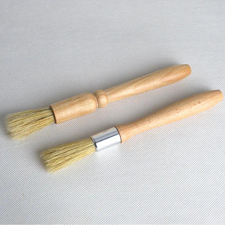 Деревянные Кофе щетка для шлифовальной машины Щетинная кисть мельница щеточка