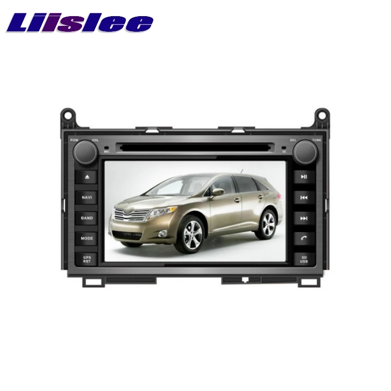 Автомагнитола LiisLee для Toyota Venza 2008 ~ 2018 мультимедийный ТВ DVD GPS стерео Hi-Fi радио