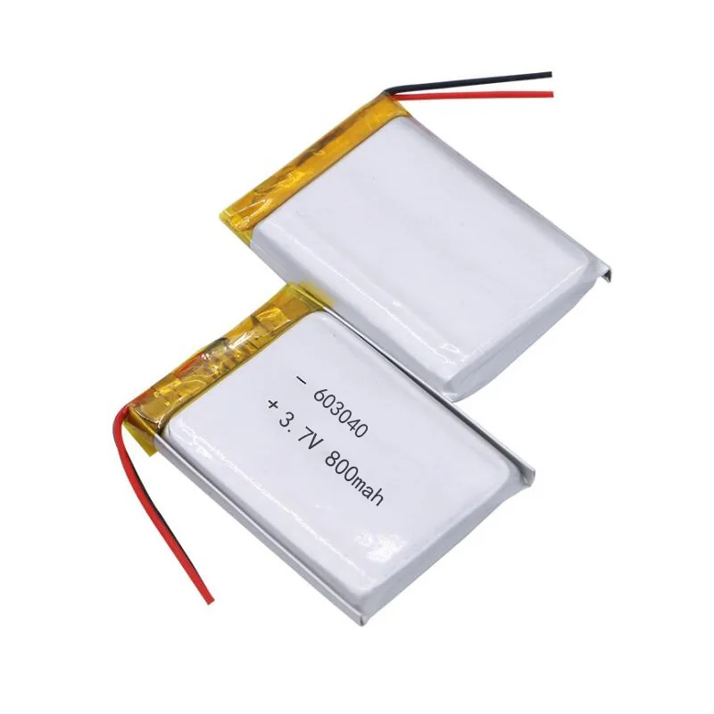 800mAh 3,7 V 603040 полимерный литий-полимерный Li-Po литий-ионный аккумулятор для MP3 MP4 DVD игрушки DIY динамик сигнализация Lipo ячеек