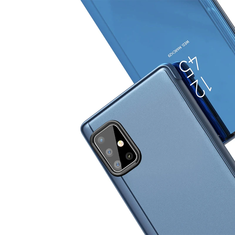 Clear View Smart Mirror Flip Case for Samsung Galaxy A51 A71 Phone Cover Coque Bag For S20 Ultra S20Plus S20Ultra | Мобильные