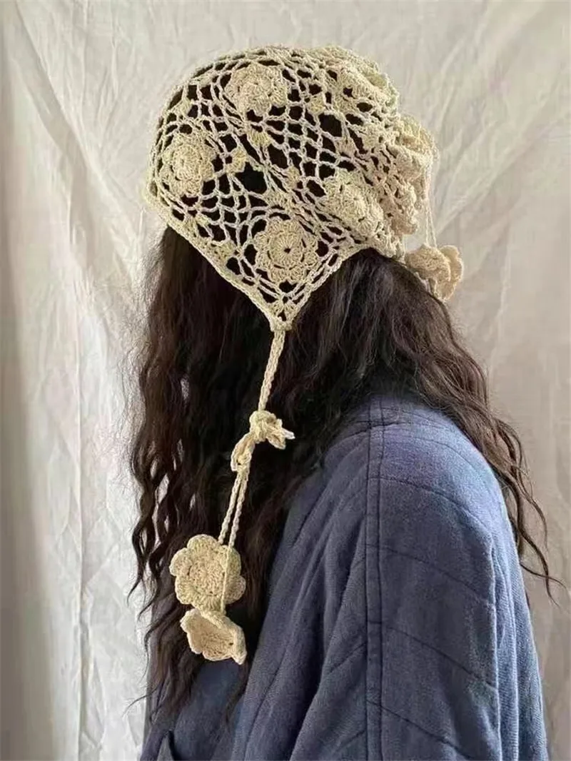 202105-	shi  new Hand knitting  Lolita   leisure lady  bucket cap  women  fishermen hat