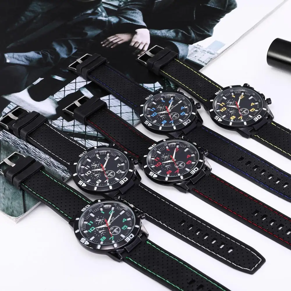 Top Luxury Brand Fashion Military Quartz Watch Men Sports Wrist Watches Clock Hour student Man Date Male Relogio Masculino | Наручные