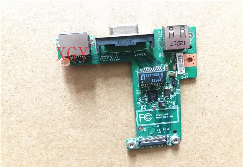 Оригинальный Для MSI GE70 USB VGA сетевая плата MS 1756A VER: 1 0 100% тесты OK|Платы расширения| |