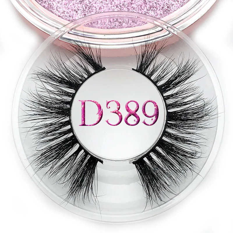 D389 Mikiwi D380 3D норковые ресницы GB Популярные длинные толстые 3d норковые ресницы 50 стилей UK mua розовое золото чехол объемные норковые ресницы - Цвет: D389