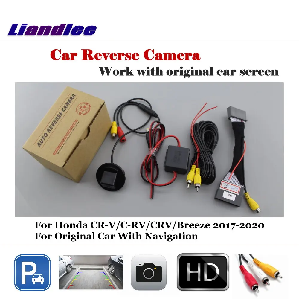 Парковочная камера заднего хода автомобиля для Honda CR V CRV Breeze 2017 2018 2019 2020 работает с