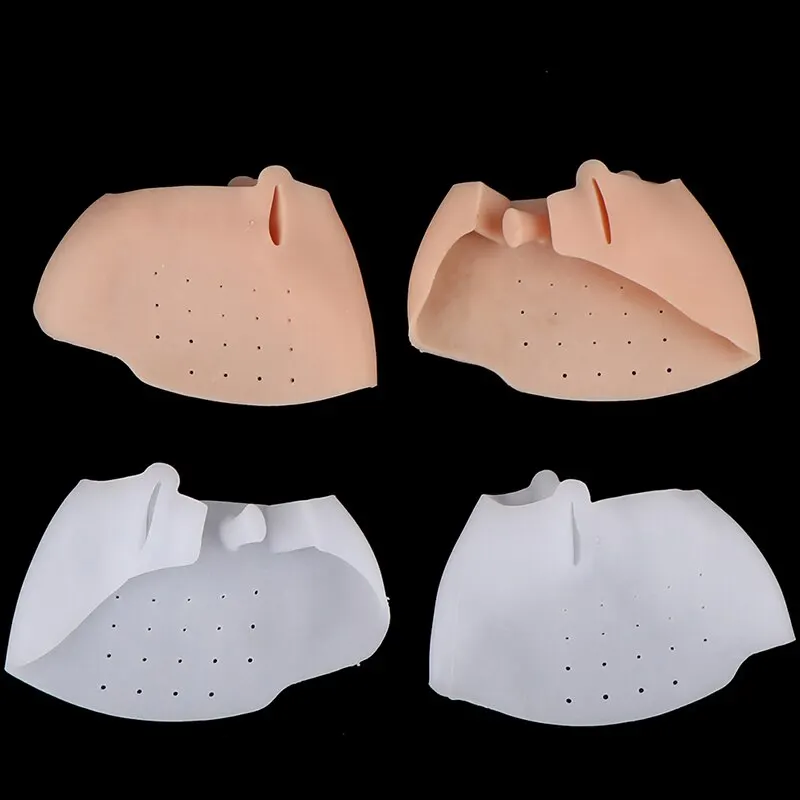 

1pair Silicone Insoles Forefoot Pads Honeycomb Versatile Use Reusable Pain Relief