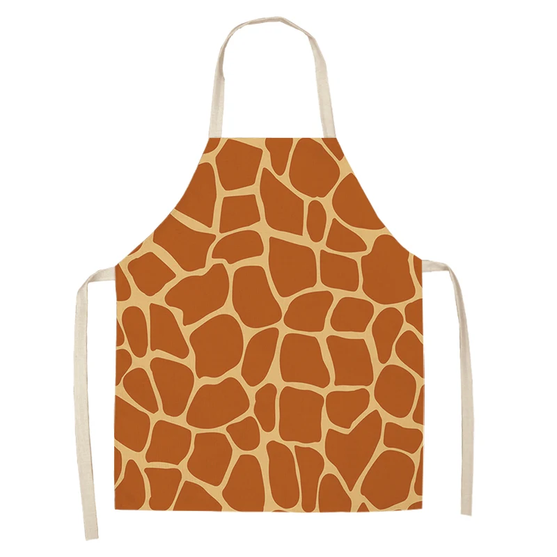 Leopard Print Aprons Kitchen Aprons Men Women Apron Home Cooking Baking