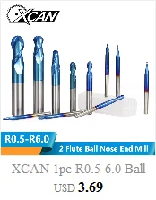 XCAN 1 шт. 2-13 мм супер синий нано покрытием HSS концевые фрезы с прямым хвостовиком Фрезы ЧПУ фрезы 4 флейты концевые фрезы