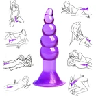Силиконовые анальные шарики, фаллоимитатор, Анальная пробка, массажер простаты для точки G, эротический интимные игрушки для женщин для взрослых, секс-изделия для мастурбации