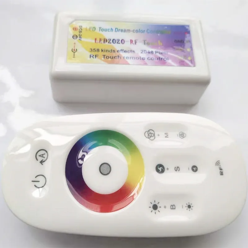 2 4G контроллер светодиодных лент RF RGB WS2811 сенсорный пульт дистанционного
