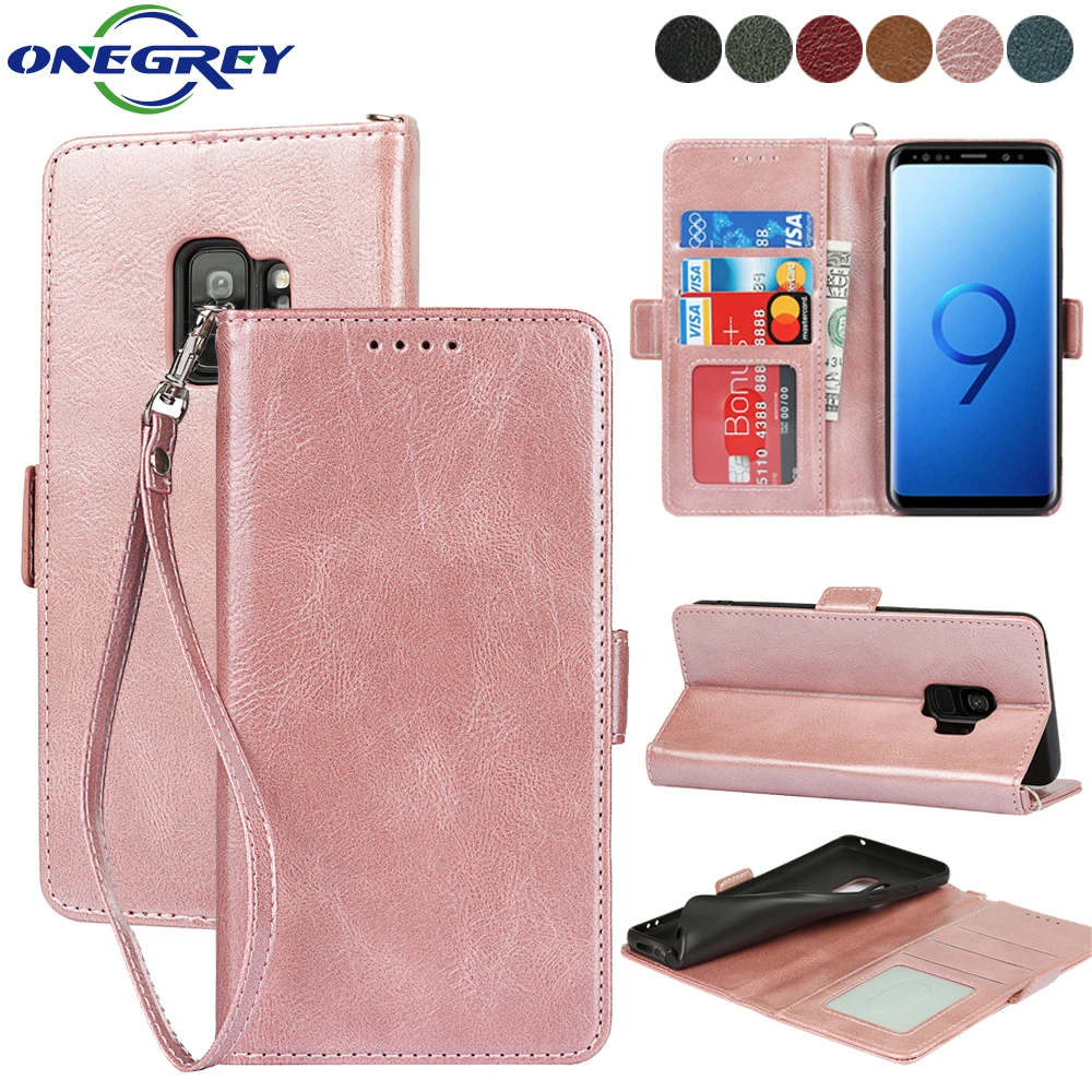 

Leather Phone Bag Case For Samsung Galaxy S21 S20 FE S10 S9 S8 Plus Ultra Flip Slim Wallet Card Slot Anti-theft Shockproof Cover