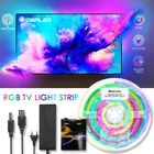 Светодиодная лента для подсветки телевизора с USB, RGB, 5 В, WS2812B