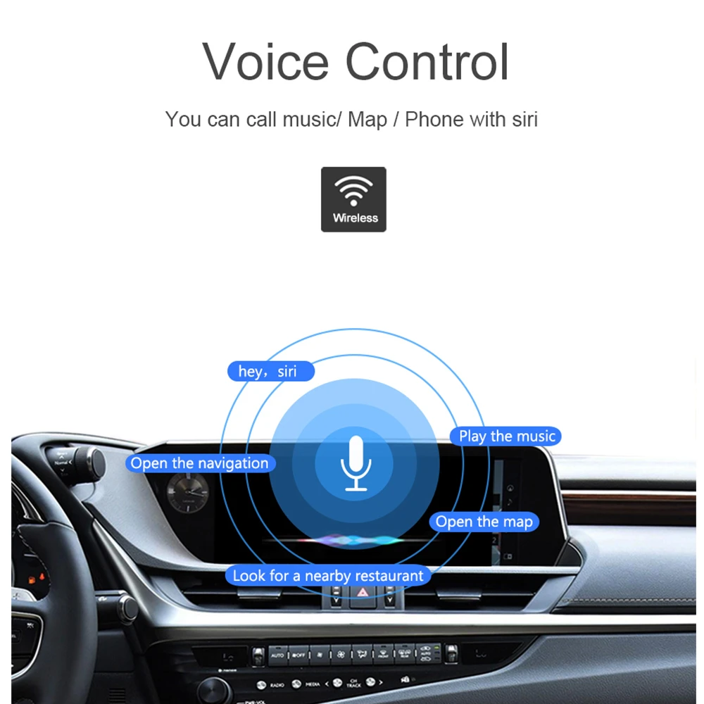 Беспроводной автомобильный усовершенствованный Головной блок Carplay для Lexus Rc300f 350f