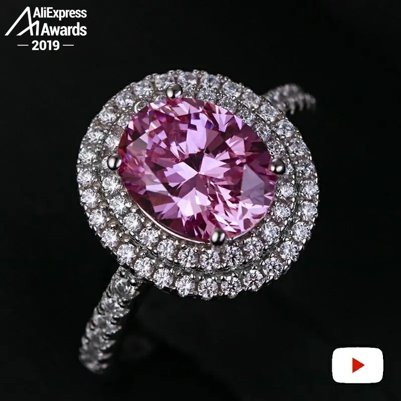 Овальная огранка 8*10 мм S925 изящное ювелирное изделие Стерлинговое Серебро кольцо