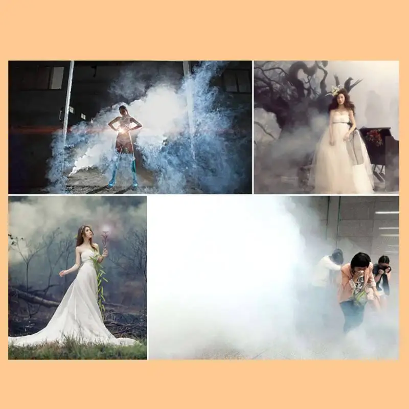 

Colored Smoke Bombs Smoke Granade For Photography Props Smoke Effect Round Smoke Fog Maker For Party Wedding Studio Magic