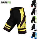 WOSAWE Велоспорт шорты 4D гель Мягкий противоударный шорты для велосипедистов MTB Для мужчин велосипед шорты Дорожные Велоспорт Шорты Ropa Ciclismo колготки