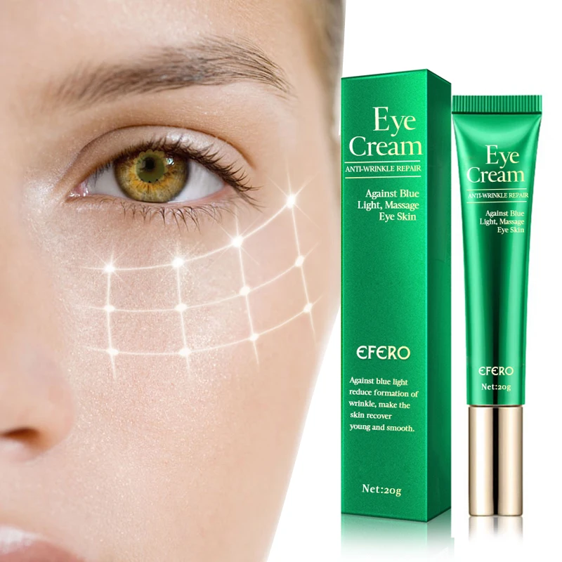 

EFERO Collagen Eye Cream Face Care Moisturizing Anti-wrinkle Anti-aging Eye Serum Anti-puffiness Eye Essence Removing Dark Cirle