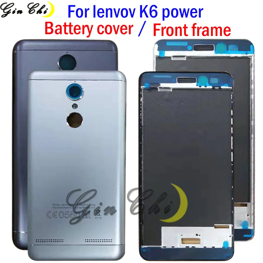 Оригинальный чехол для lenovo K6 power задняя крышка батарейного отсека запчасти