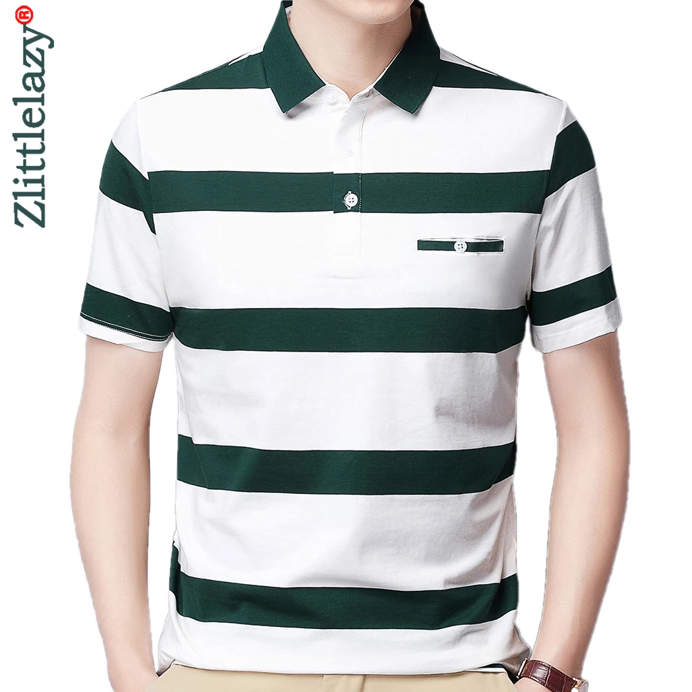 

2022 fashion designer brand striped pocket polo shirts for men shirt short sleeve tops tee shirt summer luxury men clothing 4185