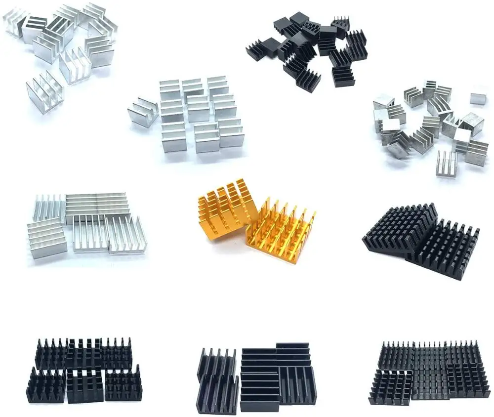 88pcs Heatsink Kit Small to Medium Size Cooler Heat Sink Set for Cooling | Demo Board Accessories