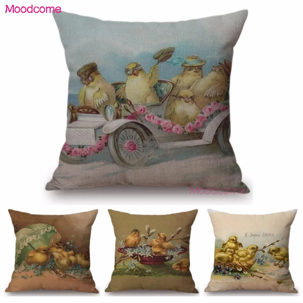 Симпатичная подушка для празднования пасхи домашние декоративные диванные