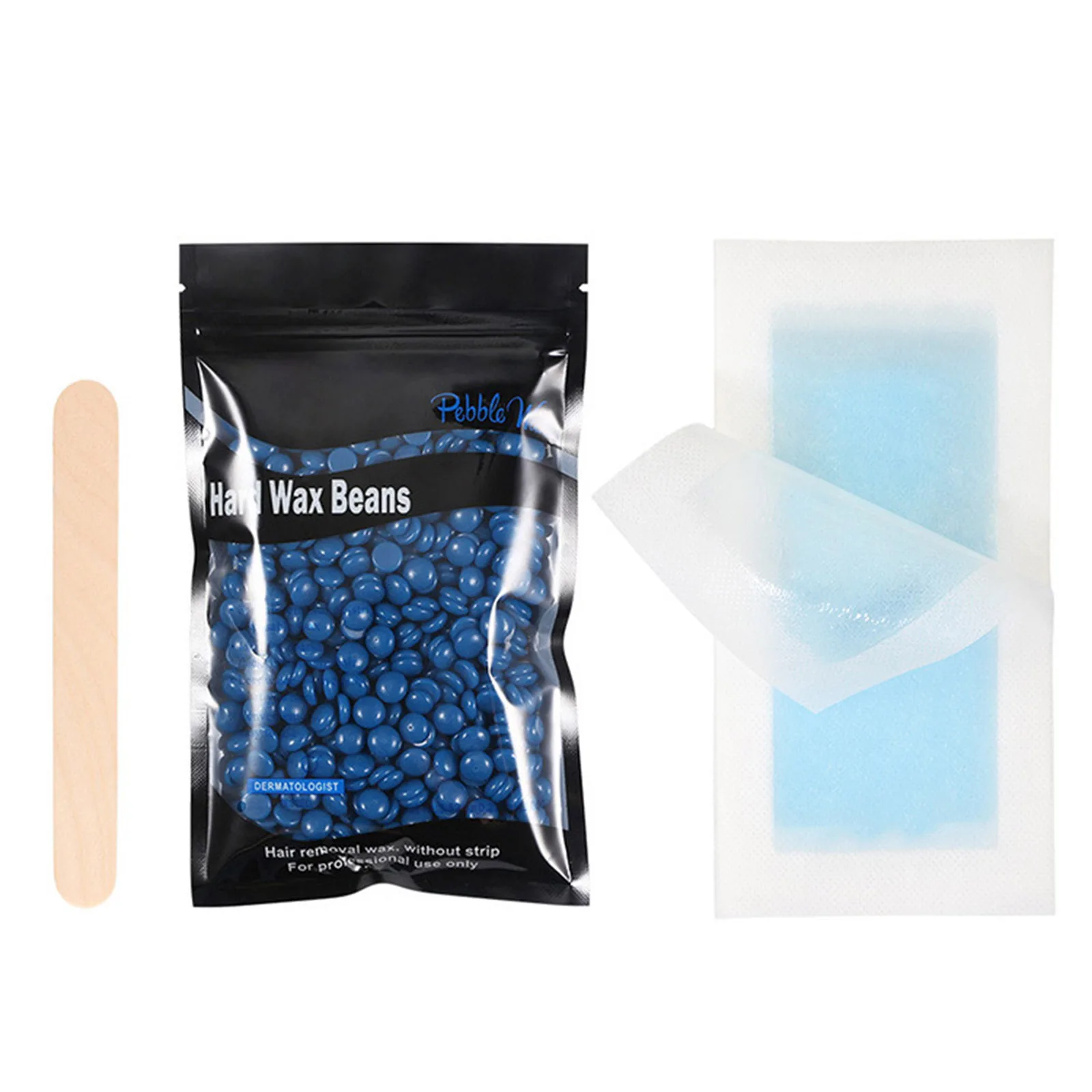 

New 100g/pack Wax Beans Face Wax Stick Quick Soild Wax Beans Face Nose Portable Hair Remove Suit With Hair Removal Wax Paper